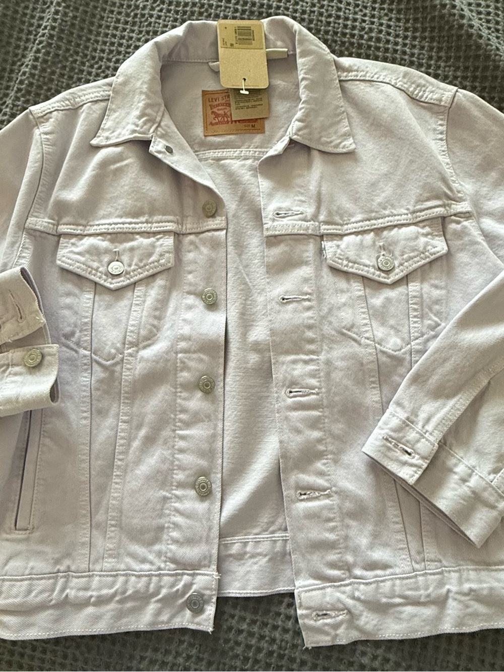 Levi's Lavender Light Wash Denim Jacket